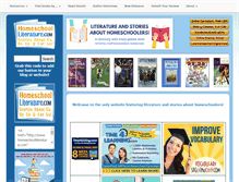 Tablet Screenshot of homeschoolliterature.com